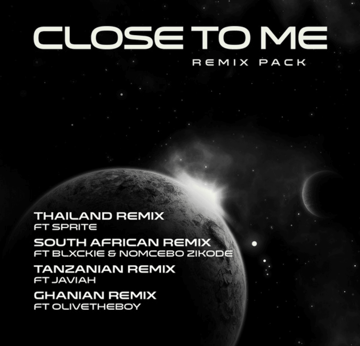 Close To Me (Ghana Remix) cover art